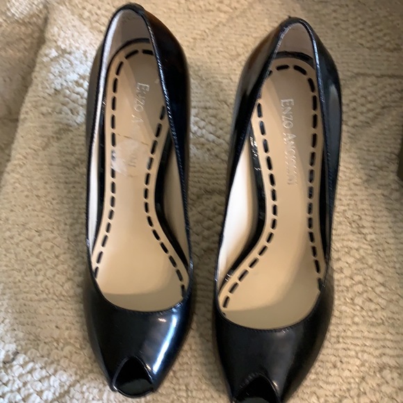 New open toe patent leather heels with box - Picture 2 of 4